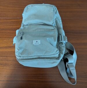 Snow Peak Apparel Dual Tech Sling Bag Gray Pre Owned